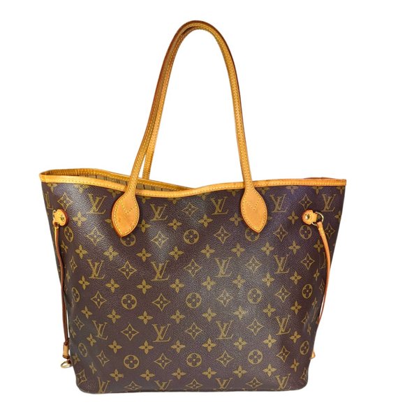 Louis Vuitton Handbags - Louis Vuitton Neverfull MM Monogram Beige Interior EUC Authentic